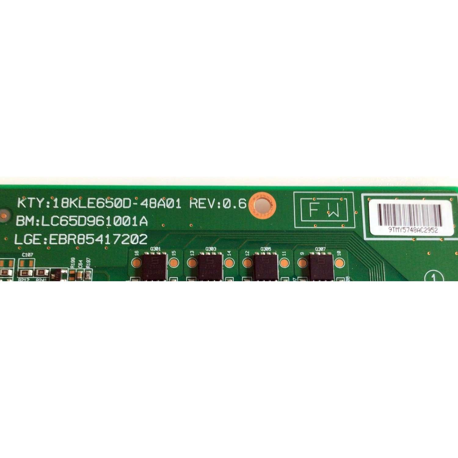 KIT DE TARJETAS PARA TV LG NANOCELL 4K·UHD·HDR SMART TV / MAIN EBT66101101 / 65655301 / EAX68766003 / DRIVER EBR85417202 / LC65D961001A / 18KLE650D-48A01 / FUENTE EAY64708651 / EAX67742501 / LGP65M-18SP / PANEL HC650DQB-SLUA5 / MODELO 65SM9000PUA AUSYLJR - Imagen 3